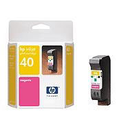 Hp 40 Magenta Inkjet Print Cartridge (51640M)